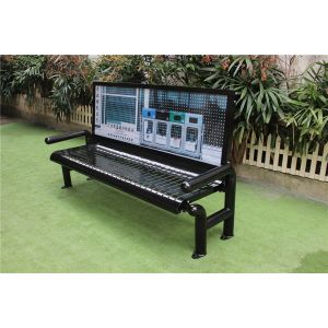 Commercial Customized Outdoor Furniture Bench Seat For Advertising