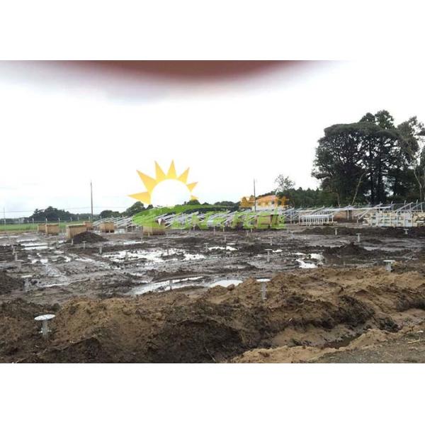 Easy Installing Pv Ground Mount Systems Featured With Light Weight Recyclable