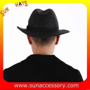 0070371 Sun Accessory customized winter wool felt fashion style fedora hats ,men