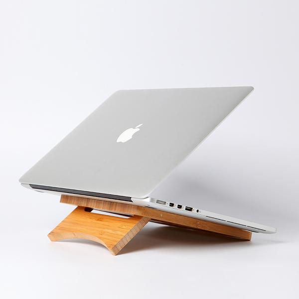 Foldable Adjustable Bamboo Laptop Stand Tablet Holders Oem