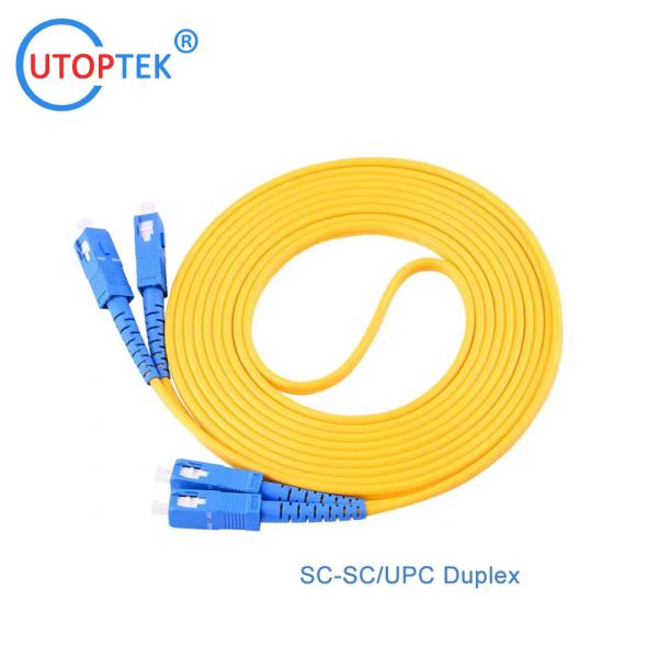 Duplex SC/FC/ST/LC fiber patch cord 0.9/2.0/3.0mm UPC/APC LSZH1m/2m/3m/5m/10m