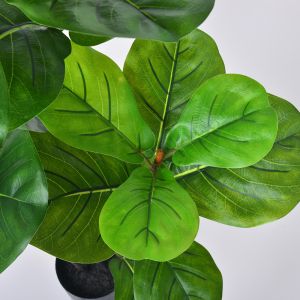 Bathroom Decorative Artificial Potted Floor Plants Fiddle Leaf Fig