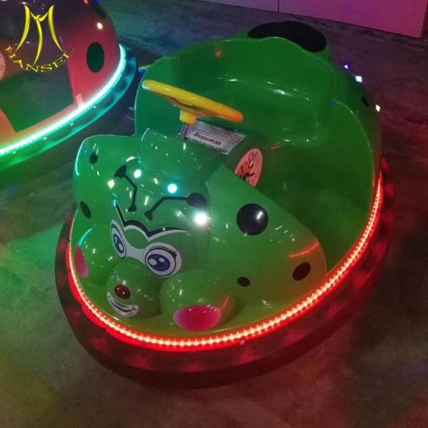 Buy Hansel 2018 fast profit plastic bumper cars with lights amusement ride from factory at wholesale prices