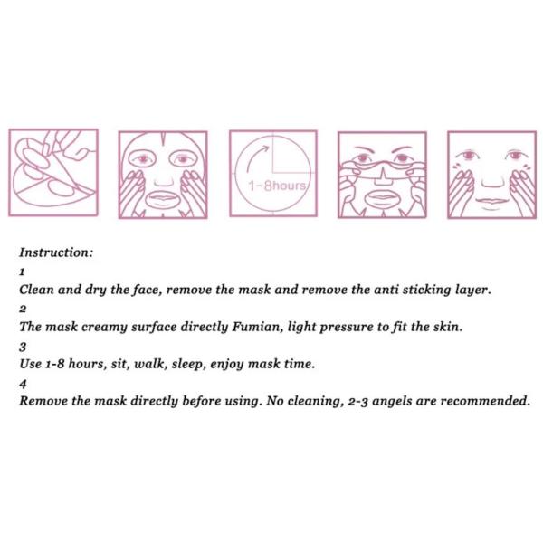 OEM Natural Essential Oil Anti Aging Sheet Face Mask / Hydrogel Rose Mask