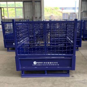 Customized Stillage Pallet Cage 1200mm Height 50kg Capacity 800mm Depth