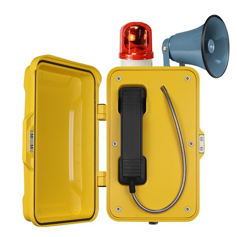 Buy OEM ODM Emergency Alarm Telephone Vandal Resistant With Flasher at wholesale prices