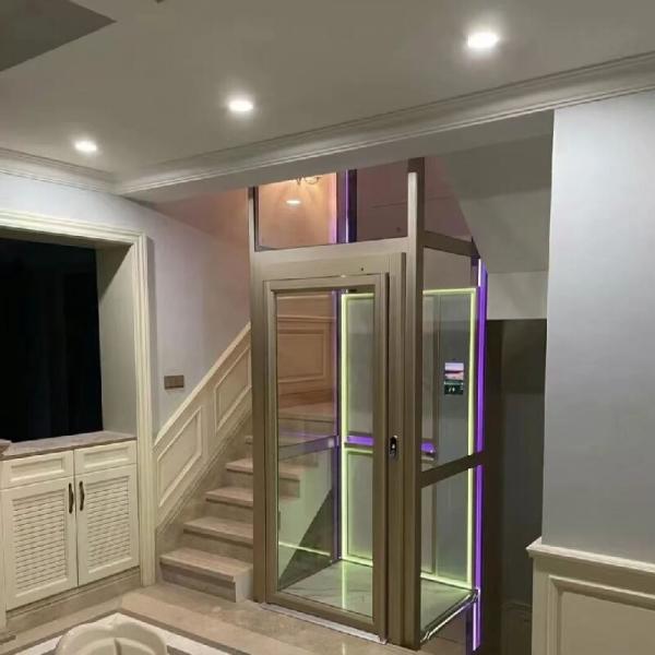 Small Hydraulic Residential Elevators – Safe Access Up to 14.5m with Emergency