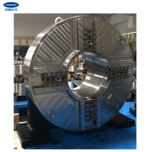 165MM 4 Jaw Power Chuck , CNC Lathe Chucks For Laser Pipe Cutter