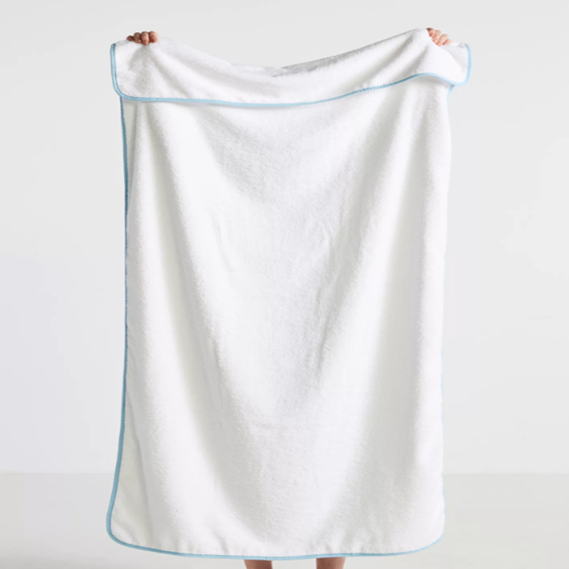 Ultra Absorbent Lightweight Beach Towel with Tropical Print for Pool and Travel