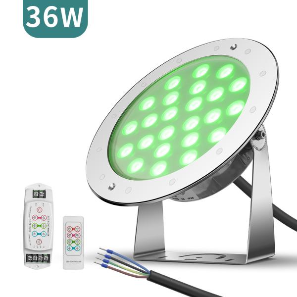 Buy 1450ma VDE Waterproof Led Underwater Light IK10 36W RGB IP68 at wholesale prices