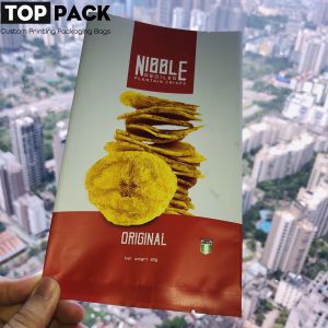 China Disposable Food Packaging Pouch Potato Chip Bag Packaging Back Seal on sale