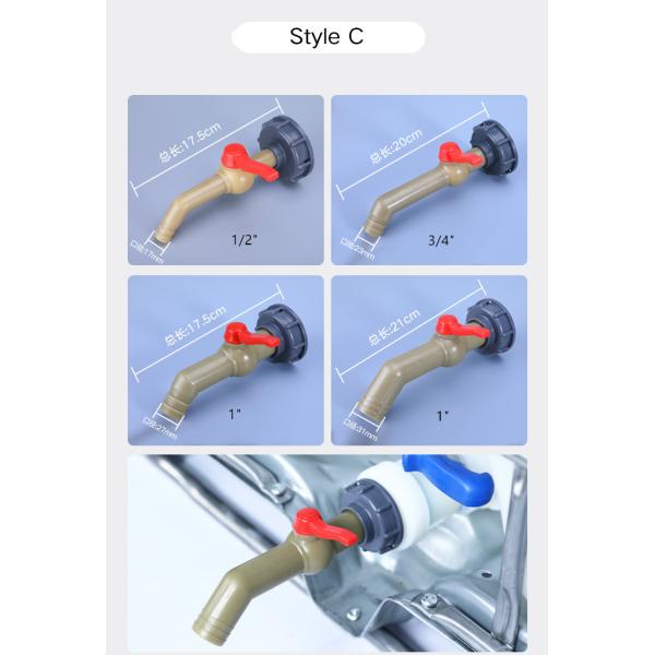 Non Leakage Water Tank Hose Replacement Connector Fitting for Custom S60 X 6 IBC Tank