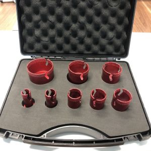 5/8" 20mm Stone Tile Core Drill Bits Firmly Welded With Aluminum Box