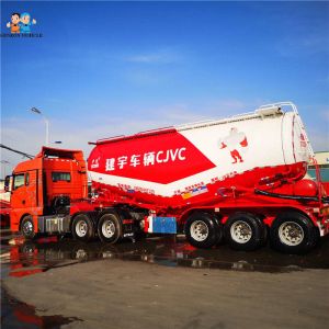 3 Axles Bulk Cement Tanker Semi Trailer 45m3