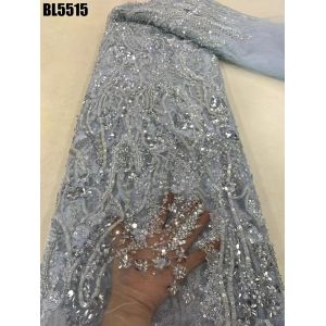 Top quality Dubai wedding dress handmade gold beaded lace embroidery african