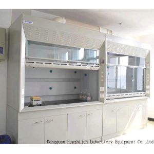 Rustproof Ducted Laboratory Fume Hood Cupboard Durable All Steel Material