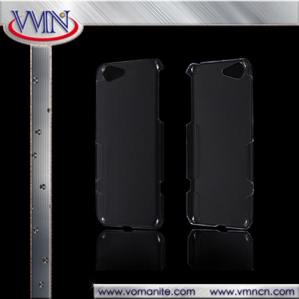 High quality Import plastic glossy Clear mobile phone back cover case for Sharp