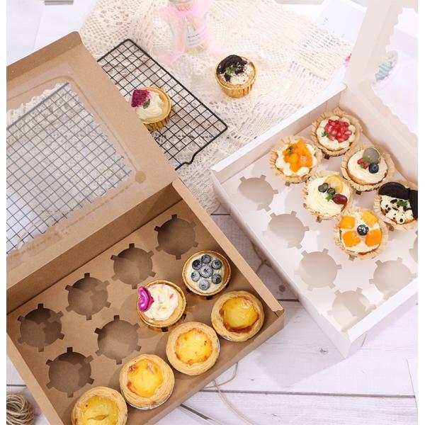 China Customized Recycled Cake Packaging box with clear window on sale China Customized Recycled Cake Packaging box with clear window on sale