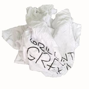 Cotton cloth scraps industrial cleaning rags cotton wiping rags white color t