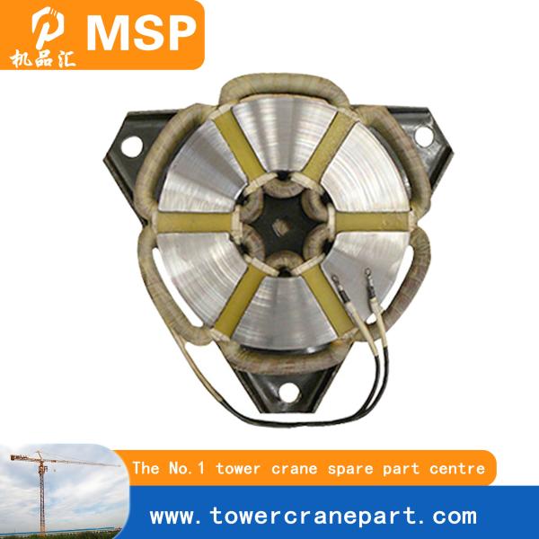 Electrical Apparatus Spare Part Tower Crane Electromagnet With Stands Harsh