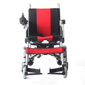 China Foldable power electric wheelchair for elderly