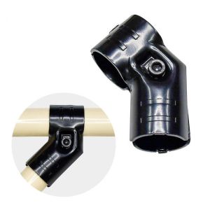 HJ-9 Powder Coated 28mm Lean Pipe Connector For Industrial Carts