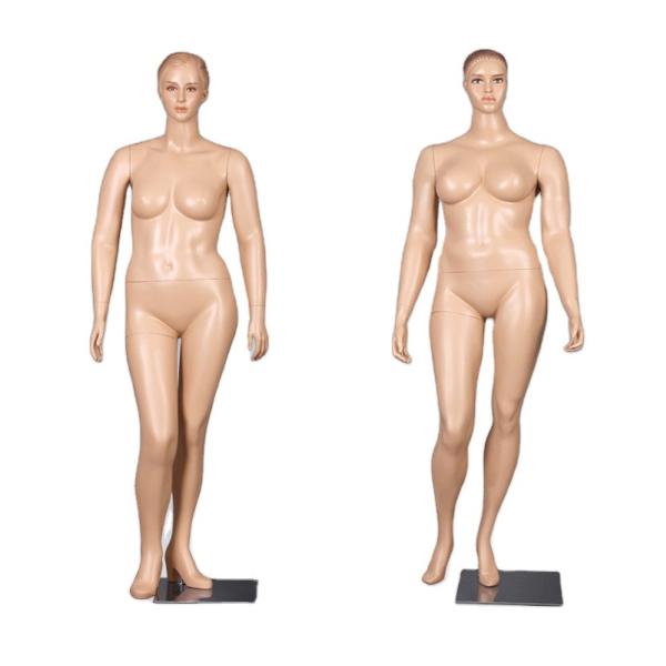 Thick Mannequin fat female dummy face invisible mannequin for display brazilian