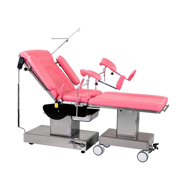 210*60cm Leather Surgical Operation Table Maternity Hospital Examination Bed Dust Free