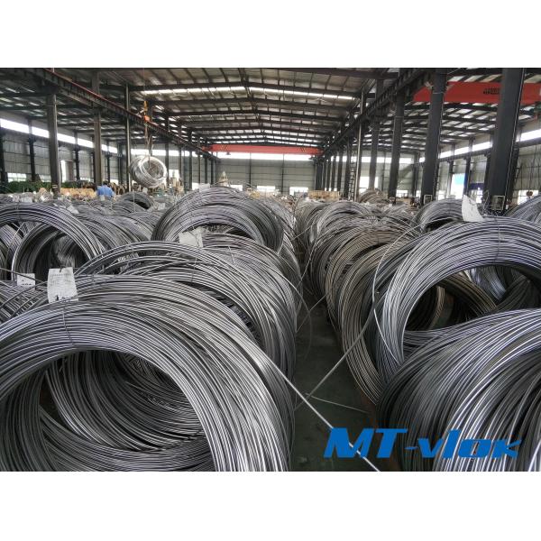ASTM B704 Super Long Welded Coiled Nickel Alloy Tubing For Oil Field
