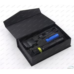 Aluminum Alloy 130Lm CREE LED Flashlight Torch With Adjustable Focus Zoom