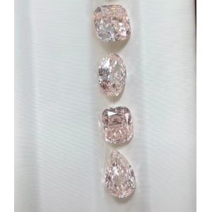 Loose Lab Made Diamonds Lab Grown Diamond Pink CVD Diamond Prime Source Oval