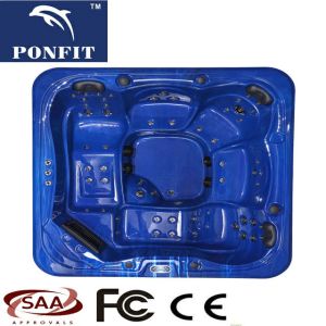 Quality 5 Person Outdoor Spa Tub Music Speaker Freestanding Installation For Outdoor Garden for sale