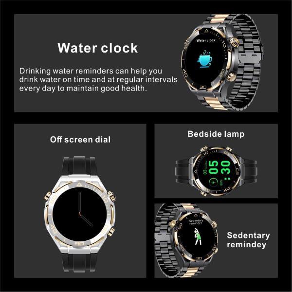 S30 MAX 1.62Inch BT Call Outdoor Smart Watch Amoled Display Compass NFC For Men