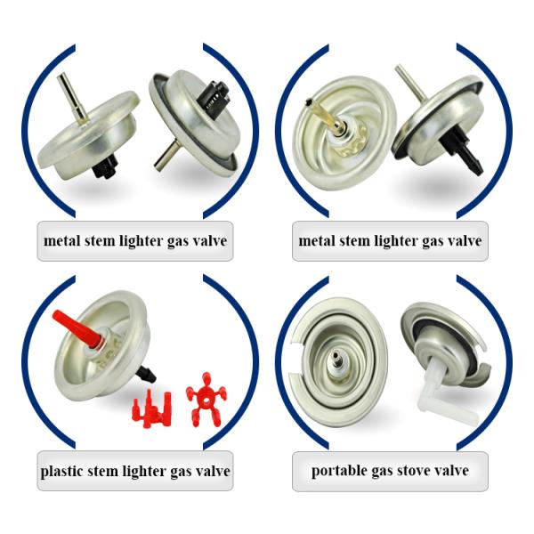 Stainless Steel Spring Gas Lighter Refill Valve Customizable