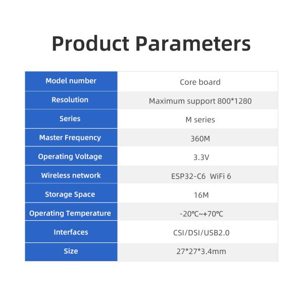 JC-ESP32P4-M3-C6 Silver Gray ESP32 Display Unit 3.3V Operating Voltage for Business Solutions