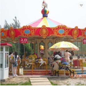 Attractive Classic Amusement Park Rides , Carnival Merry Go Round Playground
