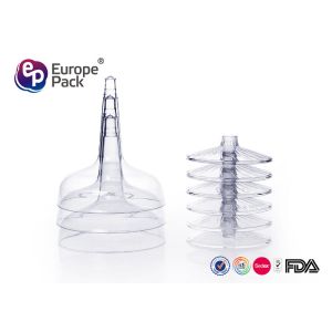 Customised Recyclable Plastic Champagne Goblets , Unbreakable Champagne Glasses