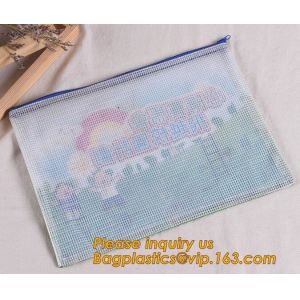 PVC office Stationery Fabric Document file Bag,pp file folder/plastic a4 file