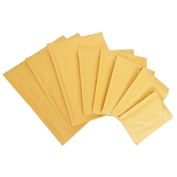 Oil Resistant Kraft Paper 4x8 Bubble Mailers Size 000 Padded Envelopes Customized