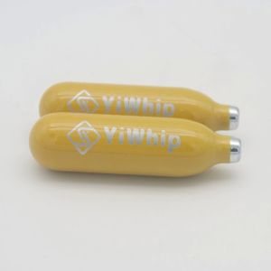 Yellow Whipped Cream Chargers Canister Dispenser Bottle Opener