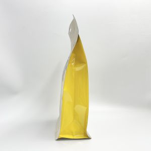 Flat Bottom Zipper Nuts Food Packaging Bag Gravure Printed