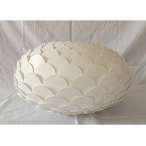 Polypropylene Fish Scale Lamp Shade 400*220mm Round Pendant Shade