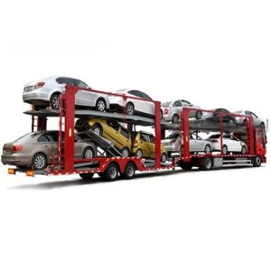 CIMC brand new flatbed perfect for car transportation made from steel equipped