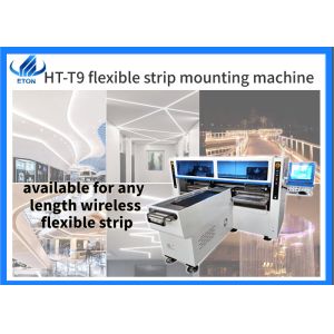 Magnetic Linear High Speed SMT Mounter 250000 CPH 68 Heads Dual Arm For Strip