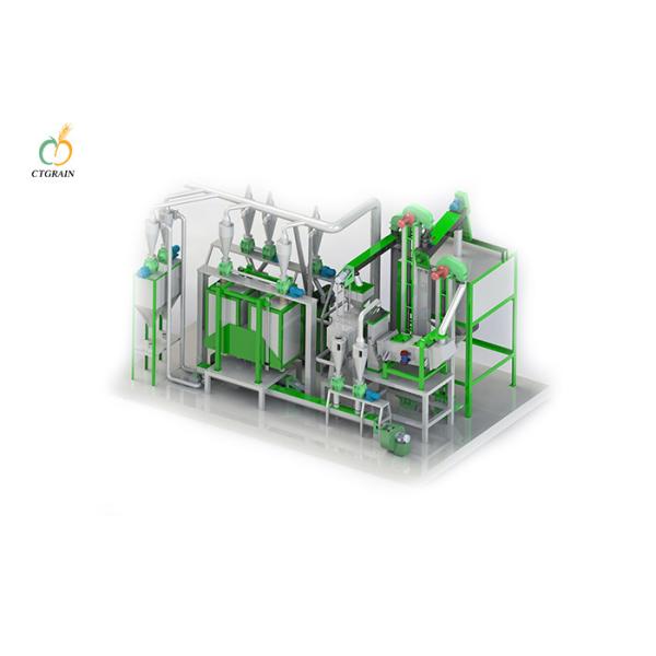 Buy PLC Control 60 TPD Industrial Flour Mill Machine at wholesale prices