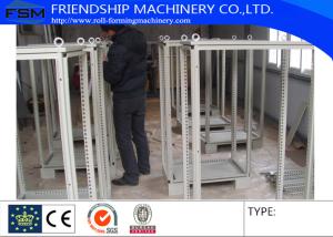 Quality Custom 1.5mm Rack Roll Forming Machine For Electrical Cabinet Frame for sale