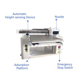 Three-nozzle Industrial Digital UV Flatbed Printer