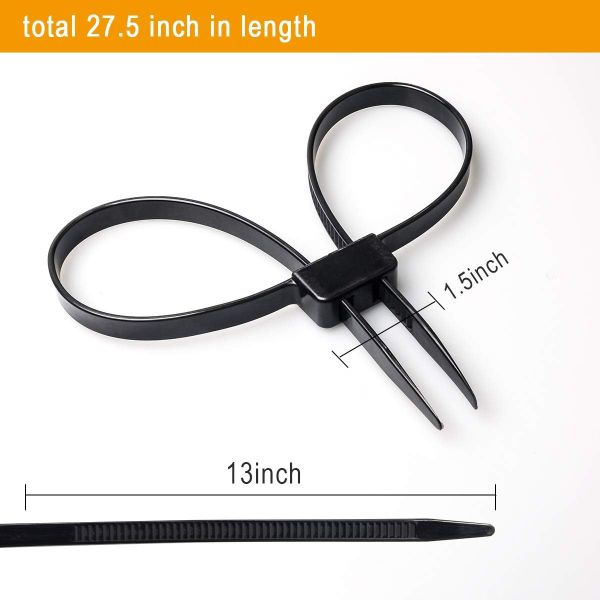 Nylon Handcuffs Pull Tight Security Double Flex Plastic 12*690 Disposable Free Shenzhen China Custom Logo Printed -40-85C