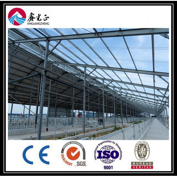Buy Flat Roof Prefab Steel Warehouse at wholesale prices