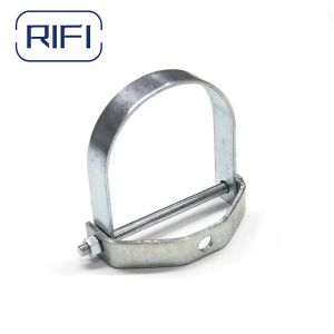 ISO Galvanized Clevis Hangers Electrical Steel Pipe Tube Clamp